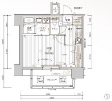 メインステージ東日暮里の間取り図