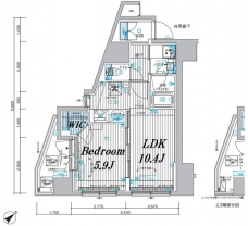 メインステージ押上Vの間取り図