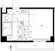 ルーブル練馬伍番館の間取り図