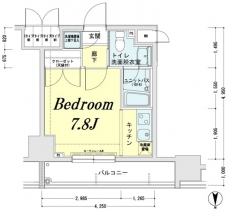 メインステージ錦糸町駅前IIの間取り図