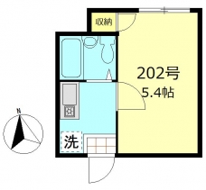 オリンピア亀戸の間取り図