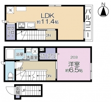 ジョリーメゾン高松の間取り図