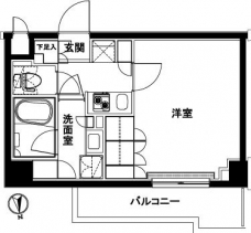 ルーブル練馬伍番館の間取り図