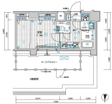 メインステージ千住中居町の間取り図