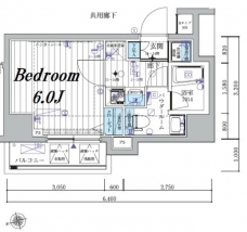 メインステージ北千住IIIの間取り図