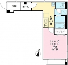 ビューノ中村橋の間取り図