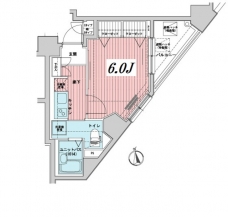 メインステージ大手町の間取り図