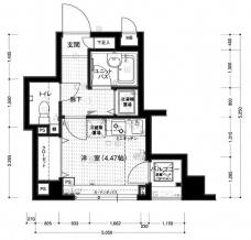メインステージ青山の間取り図