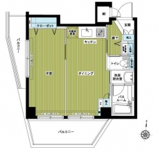 トーシンフェニックス落合駅前の間取り図