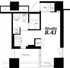 ザ・タワー芝浦の間取り図