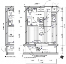 メインステージ南蒲田の間取り図