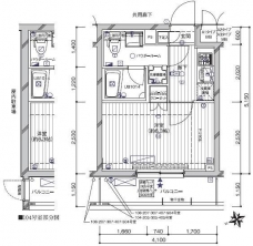 メインステージ南蒲田の間取り図