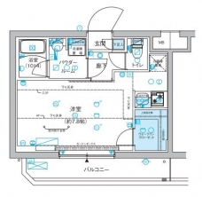 メインステージ富士見台の間取り図