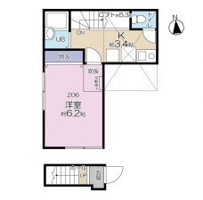 ロンディネ鷺ノ宮の間取り図