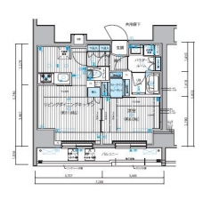 メインステージ新御徒町の間取り図