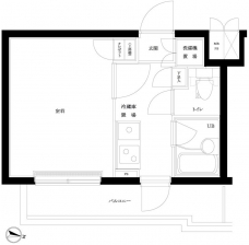ルーブル新宿西落合六番館の間取り図