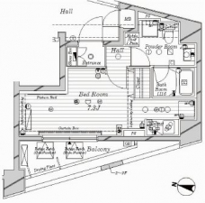 メインステージ中目黒の間取り図