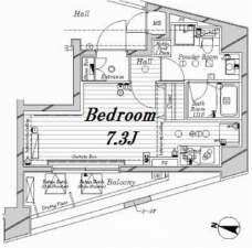 メインステージ中目黒の間取り図