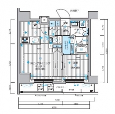 メインステージ新御徒町の間取り図