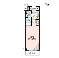 プレール・ドゥーク中板橋IIの間取り図