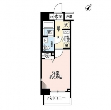プレール・ドゥーク東京CANALの間取り図