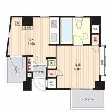 ル･シック参宮橋の間取り図