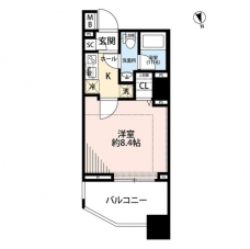 プレール・ドゥーク東新宿IIIの間取り図