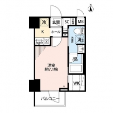 プレール・ドゥーク住吉IVの間取り図