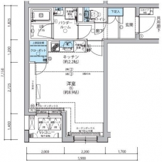 メインステージ信濃町の間取り図
