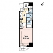 プレール・ドゥーク押上IIIの間取り図
