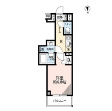 プレール・ドゥーク中野南台の間取り図