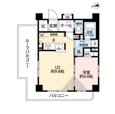 プレール・ドゥーク品川南大井の間取り図