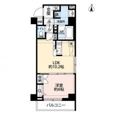 プレール・ドゥーク錦糸町Vの間取り図