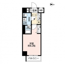 プレール・ドゥーク本所吾妻橋Vの間取り図