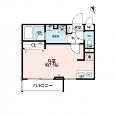 プレール・ドゥーク西荻窪の間取り図