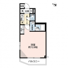 プレール・ドゥーク中板橋IIの間取り図