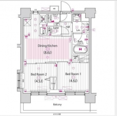 ガーラ・グランディ大森西の間取り図