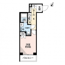 プレール・ドゥーク中野富士見町IIの間取り図