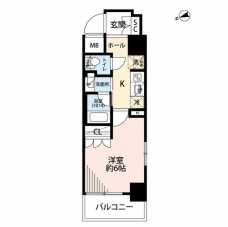 プレール・ドゥーク品川南大井の間取り図