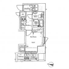 エクセリア上石神井の間取り図