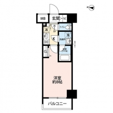 プレール・ドゥーク東雲IIIの間取り図