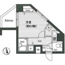 ガラ・シティ高田馬場の間取り図