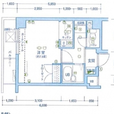 エクセリア五反田の間取り図