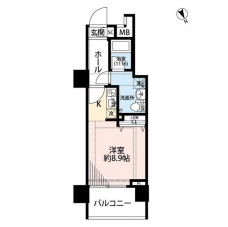 プレール・ドゥーク東新宿IIIの間取り図