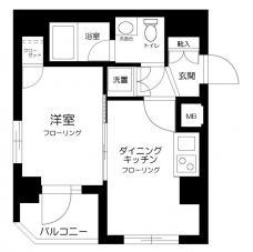 エスコートノヴェル用賀の間取り図