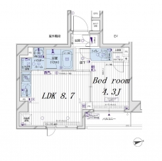 メインステージ府中中河原駅前の間取り図