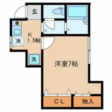 ＦＬＡＴ　Ｋの間取り図