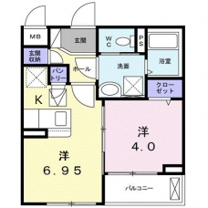 ＮＥＷ　ＷＥＳＴ　７　ＲＩＣＨの間取り図