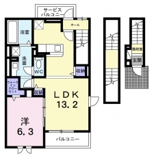 ラ・レコルトIの間取り図