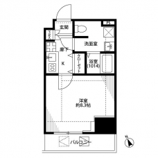 プレール・ドゥーク東京イーストＶの間取り図